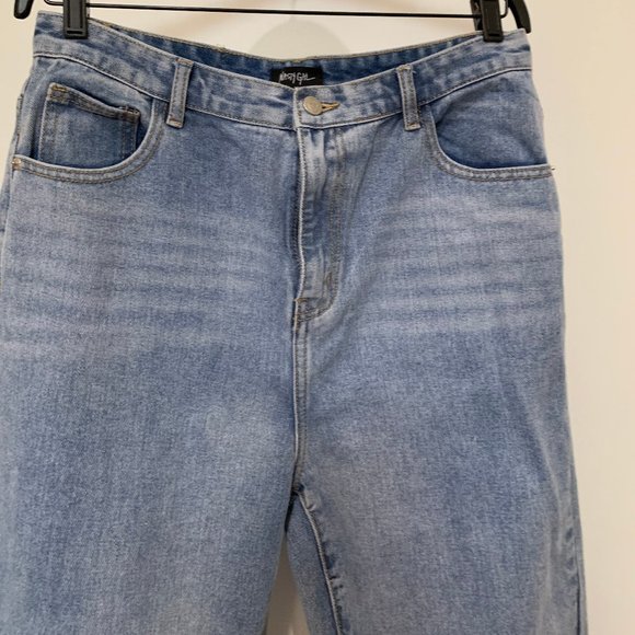 Nasty Gal NWT Slit's Now Or Never Jeans Size 14 - Picture 6 of 10